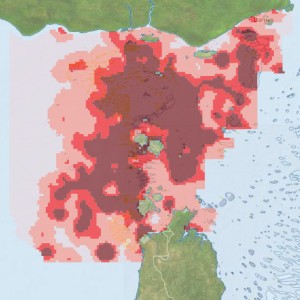Dugong Relative Density in Torres Strait (Interactive map preview)
