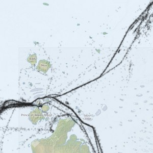 Shipping traffic in Torres Strait - Preview map