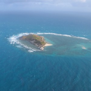 Mokanab Islet - Aerial view