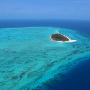 Aerial View of Zuizin Island (Halfway Island)